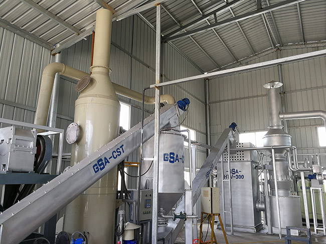 Application of high salt COD in GSA- pyrolysis and gasification furnace (pharmaceutical and chemical industry)